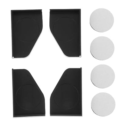 Happyyami 4pcs Collision Corner Protectors for Fish Tanks Thickened Bumper Pads for Base Stabilization Easy to Install Skid and Reduction