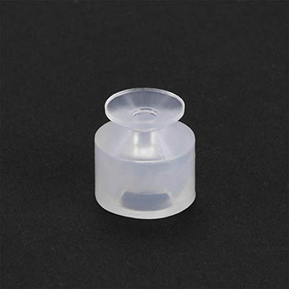 uxcell Suction Cups, 8mm Diameter x M5 Joint Silicone Vacuum Pneumatic Suction Cup 4pcs