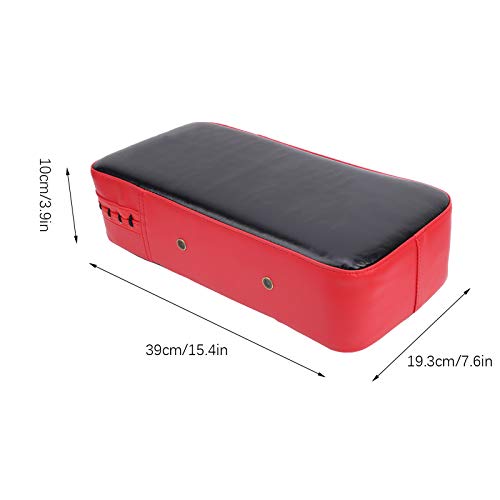 Boxing Kicking Punching Pad Training Fighting Foot Target Pad, TearResistant Punch Protector for Boxing, Kickboxing, MMA - color: Black and Red