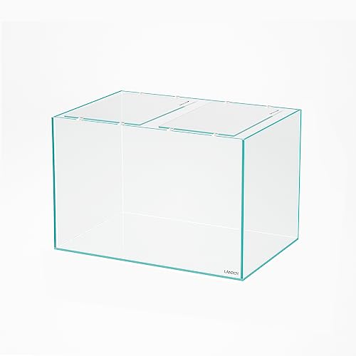 4mm Thick Clear Glass Aquarium Lid, Includes 4 Clips for Secure Placement, 432 X 230mm(17.01x9.06 inches) for 440-444 mm Inner Length Aquariums, Adapted to LANDEN SD453030 - size: 432x230mm (1 pc)