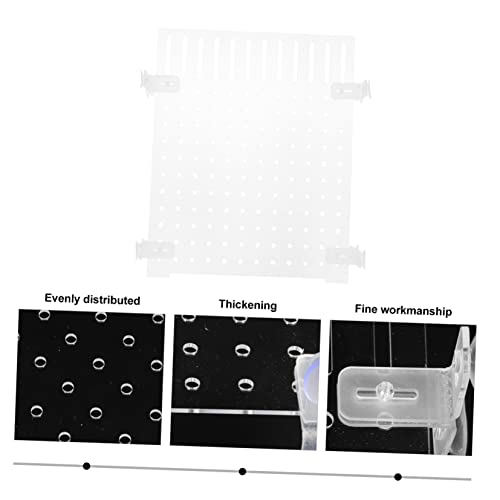 VICASKY Acrylic Aquarium Divider Board with Suction Cups Fish Tank Isolation Panel for Easy Installation and Water Permeability for Betta and Other Fish Separation