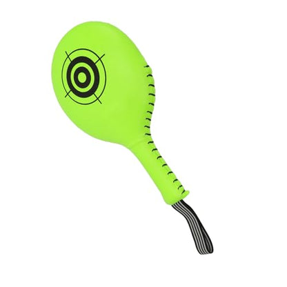 Boxing Target Paddle for Taekwondo Karate Kickboxing Training – PUEVA Striking Pad - color: Fluorescent Green