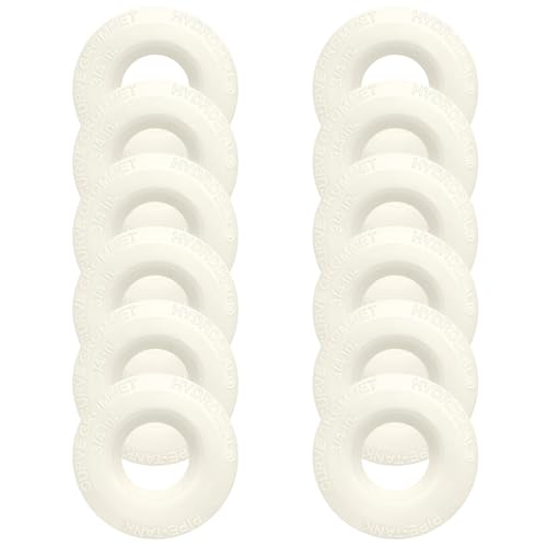 3/4 inch Hydroseal flexible tank adapter Bulkhead Fitting, Leak-Proof TPV Tank/Pipe Seal, No Glue, Aquaculture Hydroponics Filtration, garden hose bulkhead fitting, rain barrel bulkhead fitting - size: 3/4 inches-12Pcs