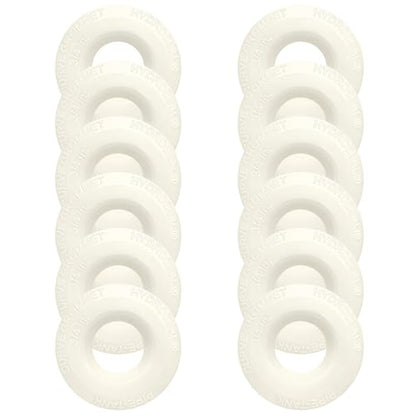 3/4 inch Hydroseal flexible tank adapter Bulkhead Fitting, Leak-Proof TPV Tank/Pipe Seal, No Glue, Aquaculture Hydroponics Filtration, garden hose bulkhead fitting, rain barrel bulkhead fitting - size: 3/4 inches-12Pcs
