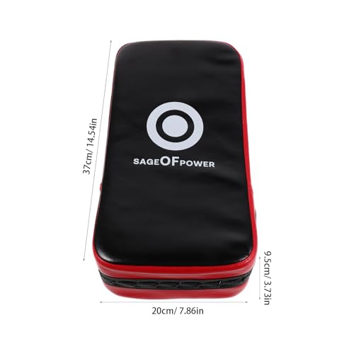 Lurrose Taekwondo Kick Shield Curved Pu Punching Pad Lightweight Portable Kickboxing Training Equipment for Adults, High Density Epe Material for Home Gym Use