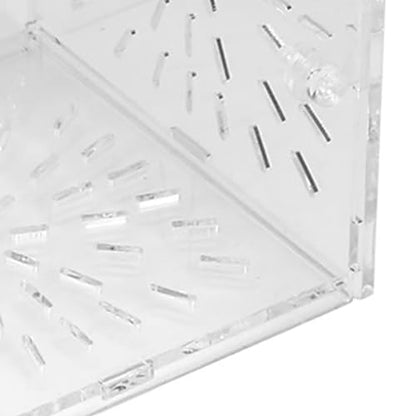 Breeding Box for Fish Acrylic Fish Breeding Isolation Box Aquarium Acclimation Hatchery Incubator for Baby Fishes Shrimp Clownfish(10CM10CM10CM)