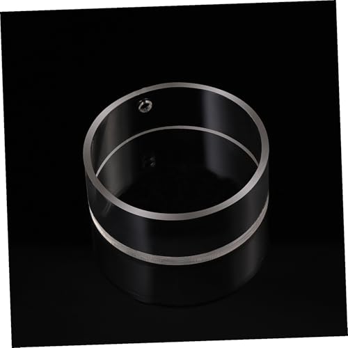 POPETPOP Shrimp and Dish with 2pcs Cups - Clear Acrylic Assembled Shrimp Feeder Tray for Fish Tank Aquarium Shrimp