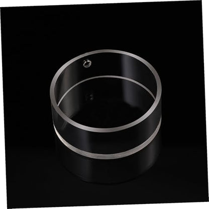 POPETPOP Shrimp and Dish with 2pcs Cups - Clear Acrylic Assembled Shrimp Feeder Tray for Fish Tank Aquarium Shrimp