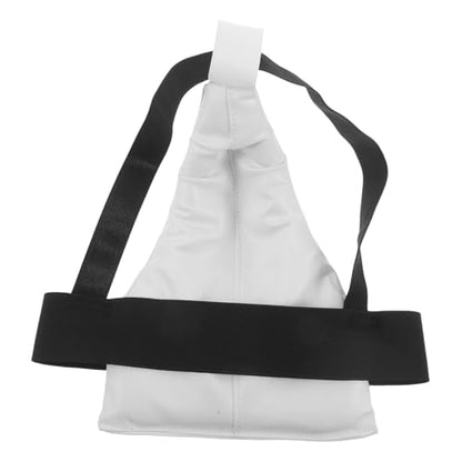 MMA Groin Protector Adjustable Groin Guard with Hook and Loop Closure, Lightweight Sports Protective Cup for Taekwondo, Boxing, Kickboxing Training and Sparring