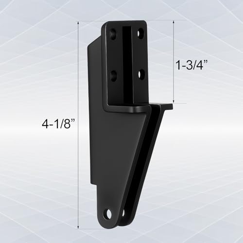 Nuanchu 2 Pack Screen Door Closer Bracket Storm Hardware Replacement Post Jamb Bracket Plastic Replacement Parts for Door Closers(Black)