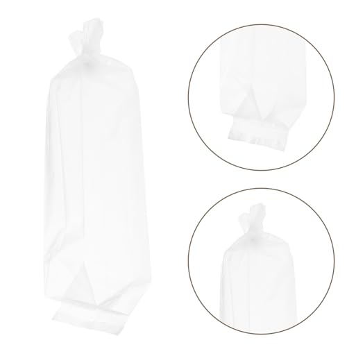 50pcs Plastic Fish Bags 6x34cm Thickened Leak-proof Shipping Pouches for Live Aquarium Fish Transport and Storage Small Carrying Packaging Bags for Betta and Guppy