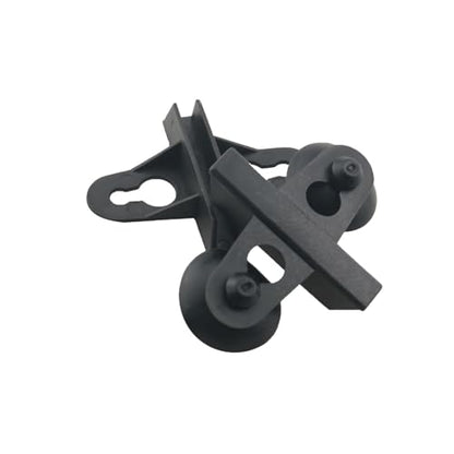 20PCS Black PVC Aquarium Divider Suction Cup Clamp Glass Fixing Clip Suitable for Separating Fish Tank and Supporting Plastic Mesh Panels