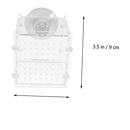 LIOOBO Guppy Breeder Box Fish Isolation Aquarium Incubator Acrylic Fish Tank Accessory