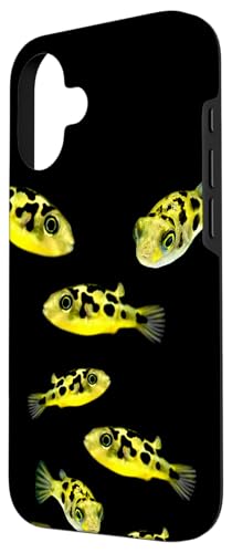 Pea Puffers Pufferfish Aquarium Fish Tank Lovers Design Case for iPhone 16