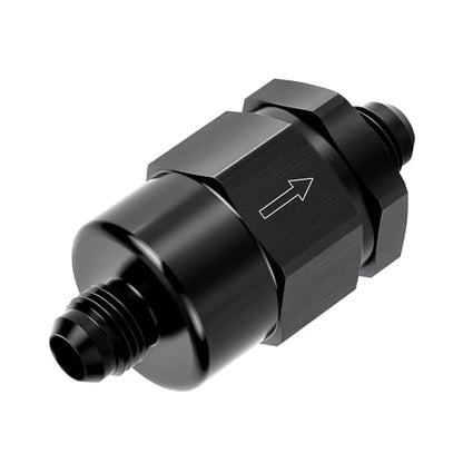 EVIL ENERGY 6AN Male Non Return Fuel Line Check Valve Fitting Aluminum