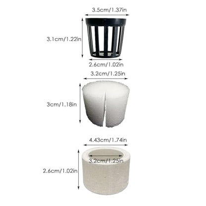 Ceramic Plant Weights - Aquatic Plants Fixed Ring Set, Anti-Floating Ring Aquarium Plants | Anti-Floating Water Plant Anchor Weights Pot, Aquarium Plant Stabilizer for Fish Tank Accessories
