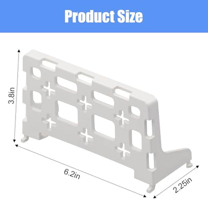 2PCS 49605-aub Structured Media Panel Accessories Enclosure Universal Shelf Mounting Bracket for Leviton Media Panel -That Supports 20lbs of Weight - White - size: 2 Pieces