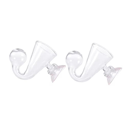 2pcs Glass Concentration Monitor for Aquariums Fish Tank Carbon Dioxide Detector Accurate Levels for Healthy Aquatic Plants and Fish - size: Size 1