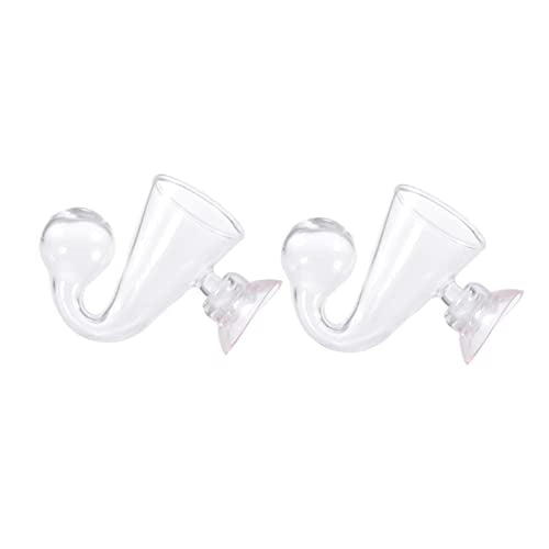 2pcs Glass Concentration Monitor for Aquariums Fish Tank Carbon Dioxide Detector Accurate Levels for Healthy Aquatic Plants and Fish - size: Size 1