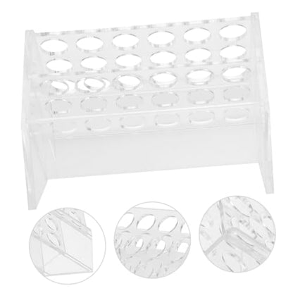 Multifunctional Rack for Test Tubes Storage Organizer with Angled Design for Easy Access Lab Test Tube Holder