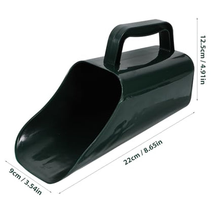 TEHAUX Fish Tank Sediment Cleaning Shovel Bucket Set, Plastic Aquarium Gravel Scooper with Handle, Water-Permeable Mud and Sand Removal Tool for Aquarium Soil Maintenance, 2 Pieces