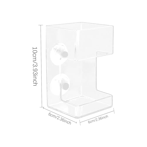 Betta Fish Feeding Tube - Clear Aquarium Feeder, Shrimp Feeder with Suction Cup | Transparent Fish Feeding Dish, Transparent Fish Feeder, Manual Betta Feeder, Fish Tank Feeding Tool for Aquatic Pets