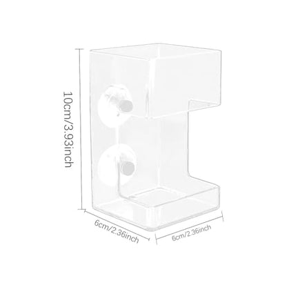Betta Fish Feeding Tube - Clear Aquarium Feeder, Shrimp Feeder with Suction Cup | Transparent Fish Feeding Dish, Transparent Fish Feeder, Manual Betta Feeder, Fish Tank Feeding Tool for Aquatic Pets