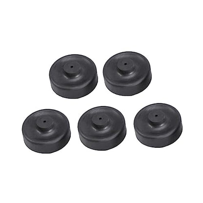 Beaupretty Aquarium Oxygen Pump Diaphragm Replacement Parts 5 Pack Silicone Membrane for Small Aquarium Air Pump - color: Black, size: 5pcs