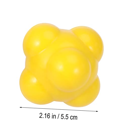 Agility Training Reaction Ball 58mm Silicone Ball for Hand-Eye Coordination Medium Difficulty for Baseball Training and Speed Drills