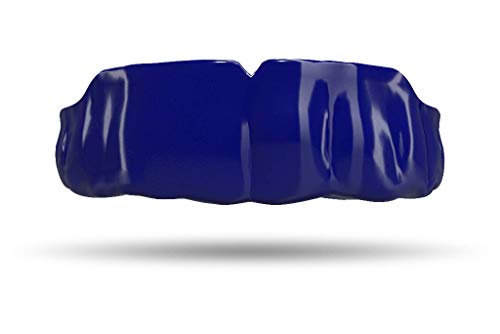 Impact All Sports Mouthguard Lacrosse, Football, Hockey, Basketball, Jiu-Jitsu, and More, Breathable Mouthguard for Youth Adults, Professional Custom-Fit, Navy Blue - color: Navy Blue