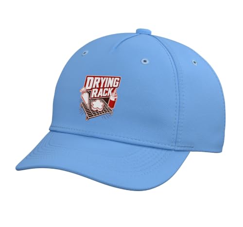 Drying Rack Baking Pastry Chef Adjustable Baseball Hat - color: Light Blue