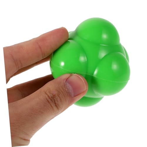 KICHOUSE Silicone Hexagonal Reaction Ball Portable Agility Training Tool for Speed Reflexes Coordination Sturdy Lightweight Design for Versatile Sports Exercises for Adults