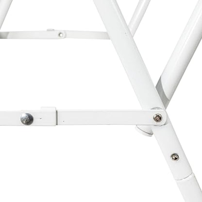 Household Essentials Clothes Drying Rack, Foldable, Expandable and Collapsible Laundry Drying Rack, White - color: White