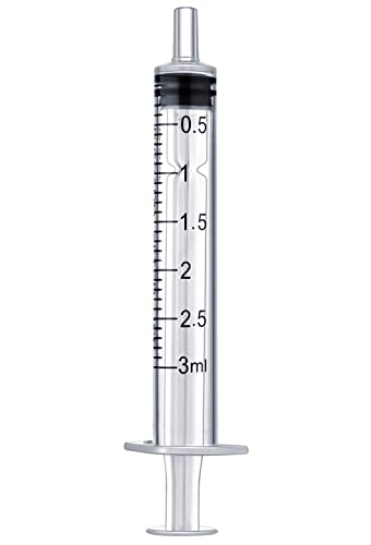 3ml/cc Syringe without Needle - 100PACK/Individually wrapped - size: 3ml