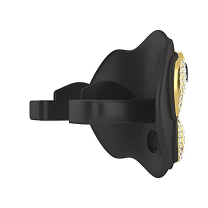 Loudmouth Football Mouth Guard for Youth & Adult - 3D Chrome Grillz Gold Teeth Mouthpiece with Strap, No-Boil Braces-Friendly Sports Mouthguard (Chrome Black/Gold) - color: 3d Grillz Bling - Chrome Black/Gold