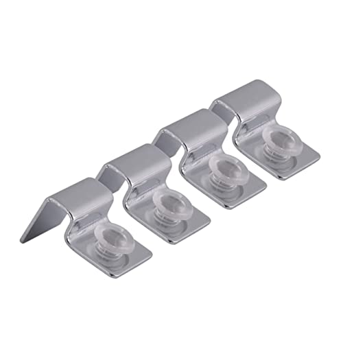 4Pcs Stainless Steel Fish Tank Glass Cover Clips Support Holders for Thick Glass Durable Aquarium Accessories