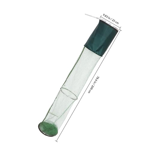 DOITOOL Thickened Portable Fishing Net Fish Storage Bag 25x2m Nano Double Steel Mesh Foldable Fish Catching Net for Outdoor Sea Fishing and Shrimp Trapping