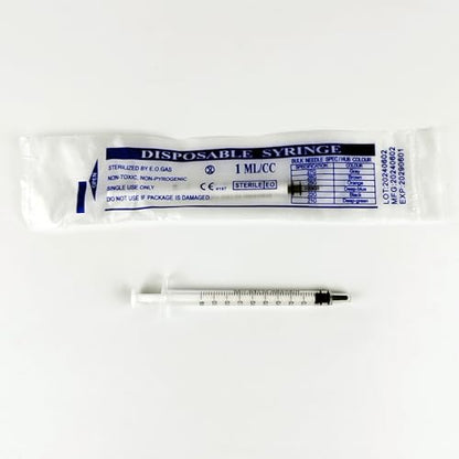 15 Pcs Syringes Without Needle, 1ml Plastic Syringe Syringe for Liquid, for Science Lab, Feed Pets, No Needle, Individually Packaged - size: 1ML-15Pcs