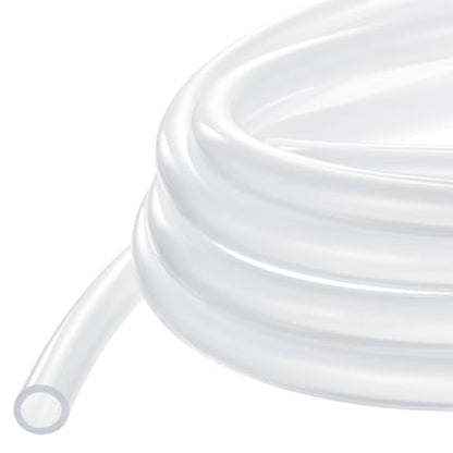 METALLIXITY Silicon Tubing(16mm ID x 20mm OD x 3 m), Pure Silicone Hoses High Temp - for Printer, Hot Water Dispenser, Engine, Brewing, Fish Tank Air Pump, Pump Transfer, Clear - size: 16mm IDx20mm OD, style: 3 M