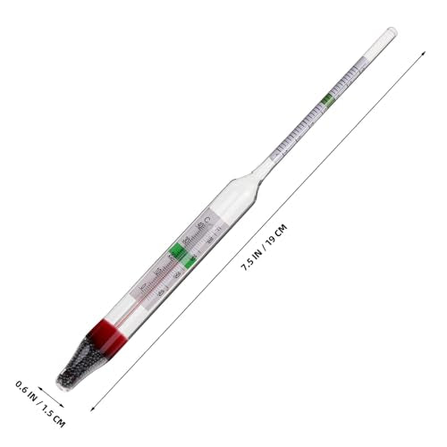 Alipis Accurate Salt Water Gravimeter Aquarium Meter Kit with Hydrometer for Freshwater Saltwater Monitoring