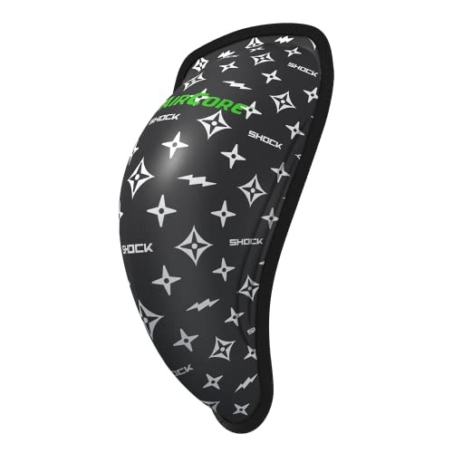 Shock Doctor Mens Athletic Cup with AirCore Technology, Lightweight and Comfortable Protection - color: Black/White Lux, size: Small