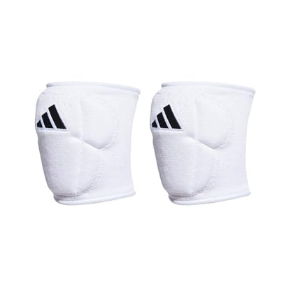 Adidas Unisex-Adult 5-Inch Volleyball Kneepads, White/Black, Medium - color: White/Black/White, size: Medium