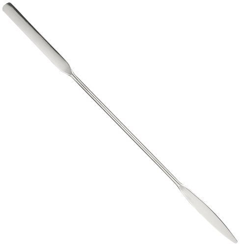 Heathrow Scientific HD15907 Spatula with Rounded Flat End and Tapered Flat End, 7" Overall Length