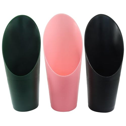 3 Pcs Bonsai Soil Scoops Plastic Garden Shovels Garden Tool, Colorful Mini Potting Scoops for Plant Succulent, Lightweight and Stable Design for Easy Gardening and Transplanting Tasks