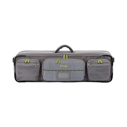 Allen Company Cottonwood Fly Fishing Rod & Gear Bag Case, Hold up to 4 Fishing Rods, Heavy-Duty Honeycomb Frame - Gray/Lime or Olive Green
