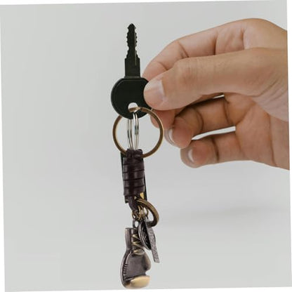 Happyyami Stylish Boxing Glove Keychain Pendant Durable and Metal Keyring Ornament Women Accessory for Car Keys and Handbags Unique