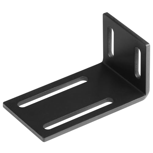 6 PCS Heavy Duty Aluminum Slotted L Bracket, Boat Fuel Tank Mounting Bracket, 3-1/2" x 2" x 1-3/4", 5/32" Thickness