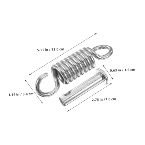 Hanging Chair Swing Hook Set with Pin, 2 Sets Spring Steel Hardware
