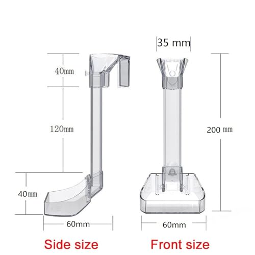 Fish Feeding Tube and Dish, Acrylic Fish Feeder Brine Shrimp Food Feeding for Fish Tank Aquarium Shrimp