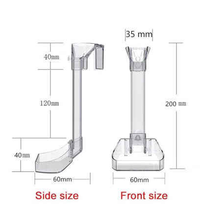 Fish Feeding Tube and Dish, Acrylic Fish Feeder Brine Shrimp Food Feeding for Fish Tank Aquarium Shrimp
